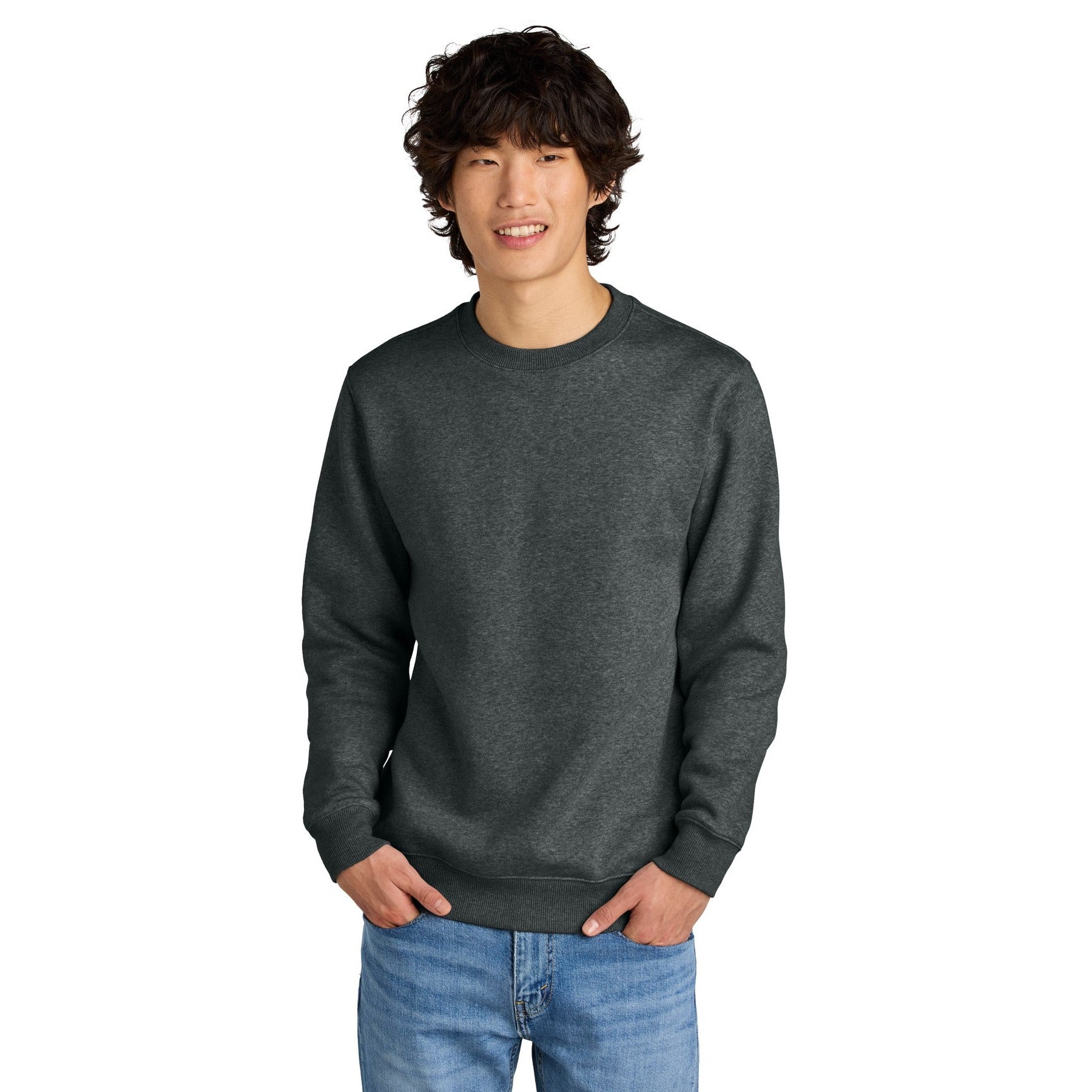 District-District® Perfect Weight® Fleece Crew DT1106-MedTech-2